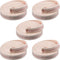5 Rolls Oil Lamp Wicks Flat Oil Lanterns Wicks with Stitch for Oil Lamps and Candle Burners, 30 Feet (Red, 1/2 Inch)...