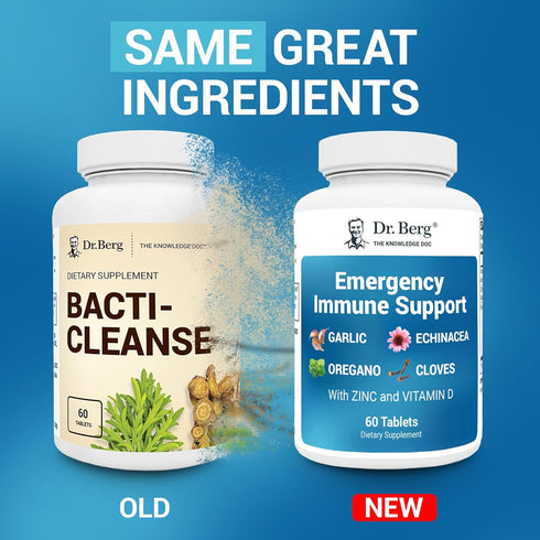 Dr. Berg Emergency Immune Support w/Echinacea - Potent Blend of Herbal Extracts (Warning: Strong Herbal Smells) - Immune Support Supplement includ...