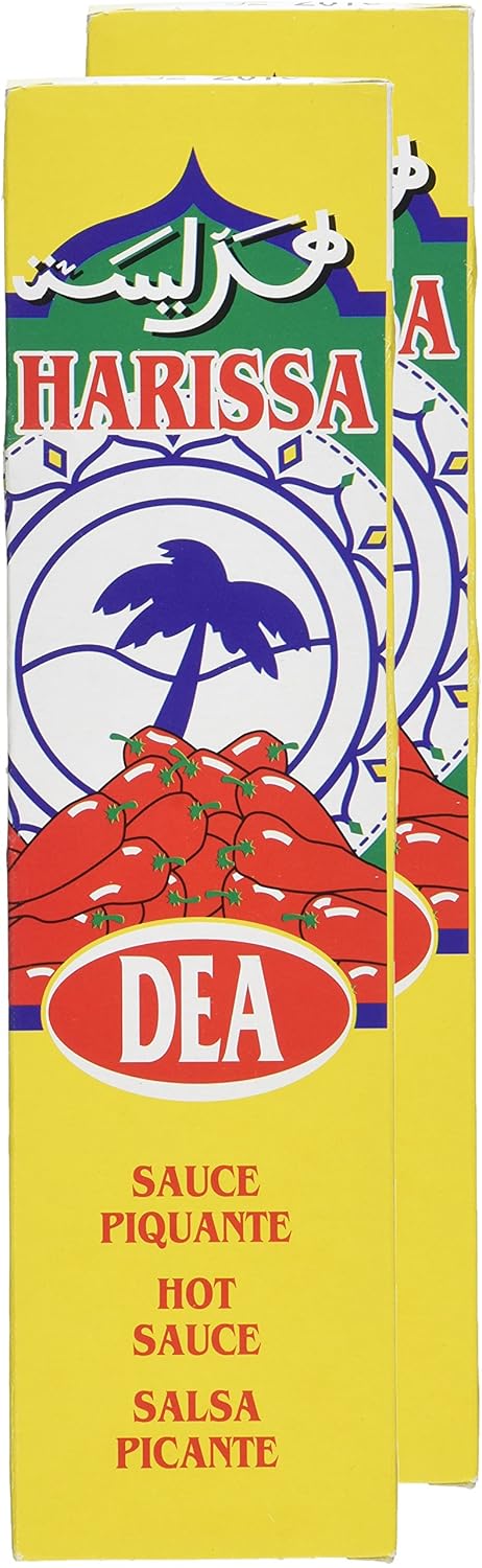 Dea Harissa Hot Sauce From France 2 Pack Combo 2X4.2 oz (Pack of 2 )...