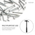Mini Hammers 2 Pcs - Claw Hammer with Plastic Handle - Woodworking Claw Hammers for Household Use - Small Hammer Tool Lightweight to Carry...