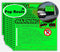 50 Pcs Parking Violation Stickers Notice Parking Violation StickersTow Stickers for Car Vehicle Private Warning Tag Adhesive Car Window Fluorescen...