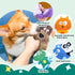No Stuffing Dog Toys, 8 Pack Dog Squeaky Toys, Durable Plush Dog Toys, Cute Animal Plush Toys, Pet Entertaining Toys Interactive Teething Chew Toy...