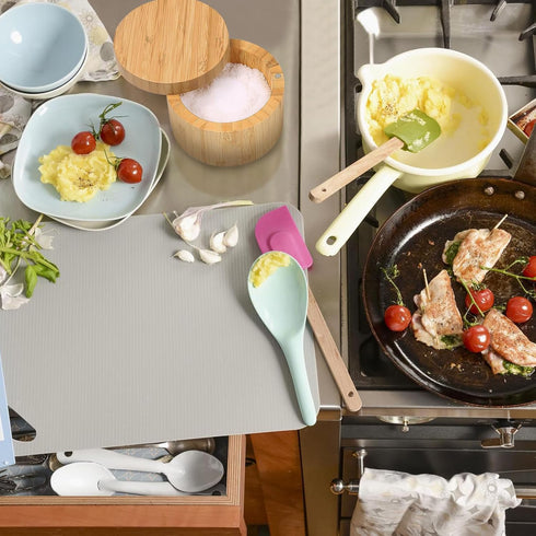 HTB Bamboo Salt Box With Magnetic Swivel Lid, 8.5oz Round Spice Container, Secure Durable Storage & Organization for Seasonings, Herbs...