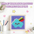 Caydo 8-in-1 Cross Stitch Kit for Beginners Kids, Includes 8 PCS Plastic Canvas with Pre-Patterns, 13 Colors Threads, Instructions, Embroidery Nee...