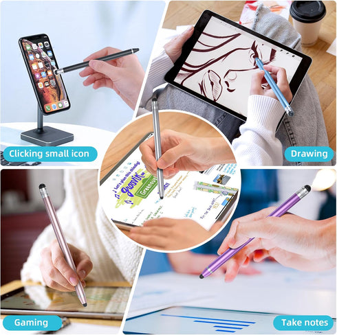 Stylus for Touch Screens, 5-Pack Stylus Pen for iPad High Sensitivity & Precision Capacitive Stylus Compatible with iPhone/iPad/Android/Tablet Mor...