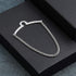 JOVIVI 2pcs Set Men's Silver Golden Necktie Tie Clips Link Chain Cravat Collar Pins Brooch w/Box...