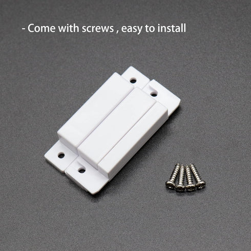 Magnetic Reed Switch NO Surface Mount Wired Door Window Contact Sensor with Cover for Home Security and Burglar Alarm Systems MC-31 5pcs...