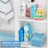 STORi Bliss 10" x 6" Open Clear Pantry Organizer Bin, Plastic Containers with Handle for Kitchen, Fridge, Cabinet, Closet, Bathrom, Undersink Stor...