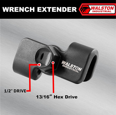 GH100-701 Universal Wrench Extender Adapter Swench Wrench 1/2 Inch Breaker Bar Wrench Extender Mechanics Tool...