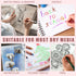 Sketch Book, 5.5" x 8.5" Sketchbook with 100 Sheets (68lb/100gsm), 1 Pack Drawing Pad Sketchbook for Drawing, Acid Free Drawing Book Sketch Pad Sk...