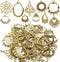 Earring Connectors Charms, 40pcs 10 Styles Tibetan Earring Charms Connectors Bohemian Chandelier Charms Metal Embellishments for DIY Dangle Earrin...