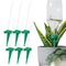 6 Pcs Plant Waterer Automatic Adjustable Plant Watering Spikes Self Water Drip Irrigation System with Control Valve Switch for Garden Home Indoor ...