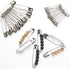 250 Pack Safety Pins by Luxurecourt, 4 Assorted Sizes of Durable, Silver Small and Large Safety Pins Bulk, Rust-Resistant Nickel Plated Steel, Sha...