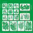 15 Pieces Tropical Leaf Stencil Reusable Fern Leaf Monstera Palm Leaf Turtle Leaf Painting Stencils for Painting Linoleum Floor Wall Wood Tiles Ce...