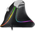 Nulea M504 Wired Vertical Mouse, USB Optical Ergonomic Mouse Wired with 4 Adjustable DPI, 11 RGB Backlight Modes, Compatible for Laptop, PC, Deskt...