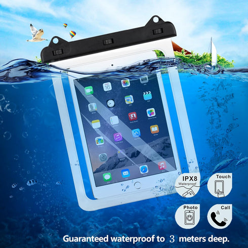 AICase Universal iPad Waterproof, Dry Bag Pouch for iPad Pro 10.5, New iPad 9.7 2017/2018, iPad Pro 9.7, iPad Air/Air 2, Tablets up to 11.5 Inch (...