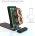tzumi Multi-Angle Folding Desktop Wireless Charging Pad– Qi Fast Wireless Charger for iPhone X, iPhone 8 and 8+ and Android Qi Devices with Dual C...