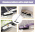 Multi-Function Rotating Crevice Cleaning Brush for Bathroom, Hard Bristle Crevice Gap Cleaning Brushes for Household Use, Kitchen Rotating Crevice...