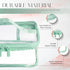 Travel Toiletry Bag, Waterproof, 2 Pack...