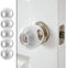 Door Knob Safety Cover for Kids - 5 Pack - Baby Proof Door Knob Covers - Door Locks for Kids Safety Child Proof - White...