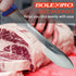 8 inch Butcher Knife For Meat Cutting W/Non-Slip Softgrip, Multi-Purpose Meat Knife Chef's Knife For Trimming Deboning Cutting, Ideal For Butcher,...