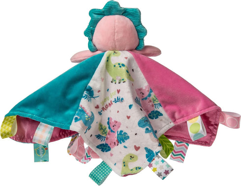 Taggies Stuffed Animal Security Blanket with Tags, 13 x 13-Inches, Aroar-a-saurus Dinosaur...