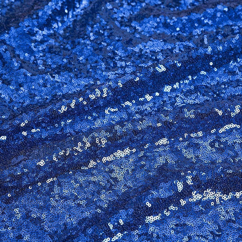 Hahuho 50x50 inch Square Sequin Tablecloth Royal Blue, Glitter Tablecloth for Bridal Shower Decorations, Birthday, Wedding, Dessert, Banquet?50x50...