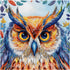 51buyoutgo Owl 11ct Cross Stitch Kits, 11 CT Funny Pre Printed Counted Stamped Cross Stitch Embroidery Needlepoint Needlework Patterns Kits for Be...