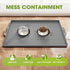 Large Dog Bowl Mat Pet Feeding Mat for Floor Waterproof with Edges, Silicone Placemats for Cat and Dog Water Bowl, Nonslip Pet Food Mat, Tray for ...