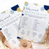 Paper Clever Party Navy and Gold Baby Shower Games - Royal Prince Animal Matching Game - Fun Gender Reveal Activity for Guests - Twinkle Little St...