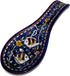 Armenian hand painted cooking Spoon Rest/Ladle Holder - Large with deep Round Cup part - Asfour Outlet Trademark...