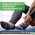Gaiam Yoga Barre Socks - Non Slip Sticky Toe Grip Accessories for Women & Men...
