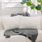 NordECO HOME Luxury Soft Faux Fur Fleece Cushion Cover Pillowcase Decorative Throw Pillows Covers, No Pillow Insert, 12" x 20" Inch, White, 2 Pack...