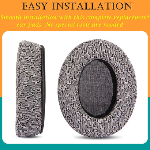 TaiZiChangQin MH670 Upgrade Ear Pads Ear Cushions Memory Foam Replacement Compatible with Cooler Master MH670 MH630 MH650 Headphone Fabric Earpads...