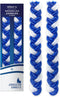 Havdalah Candle - Braided Blue and White - Flat Havdallah Candles - 2 Pack...