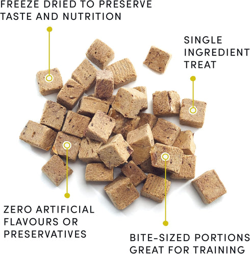 Crumps' Naturals Mini Trainers Freeze Dried Beef Liver (1 Pack), 50G/1.8 Oz,Brown...