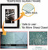 TheDisplayGuys - Square Profile Wooden Picture Frame with Tempered Glass - 4" x 6" with Easel - 2-Pack - Black...