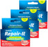 Dentemp Repair Kit - Repair-It Advanced Formula Denture Repair Kit (Pack of 3) - Denture Repair Kit Repairs Broken Dentures - Denture Repair to Me...