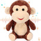 Easfan Talking Monkey Repeat What You Say Electric Nodding Plush Funny Interactive Speaking Toys Buddy Birthday Gifts for Kids Toddlers Brown,7’’...