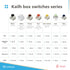 Ranked Kailh Box Key Switches for Mechanical Gaming Keyboards | Plate Mounted (Kailh Box Red 10 Pcs)...
