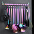 Kyraton Kitchen Utensil Rack, Kitchen Rack With Rainbow Titanium Plating,Rail Rack Organizer for Hanging Knives,Wall Mounted Gourmet Kitchen Rail ...