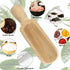 2 Pcs Wooden Spoons, 5.5 In Natural Beech Wood Bath Salt Scoop, Spice Spoons, Multipurpose Spoon Set for Coffee Spoons, Sugar Scrubs, Spices, Bath...