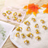 MIKIMIQI 30 Pcs Tiny Resin Bees Decor Bumble Bee Embellishment Resin Bees Craft Decorations with Storage Box for DIY Craft Wreath Scrapbooking Par...