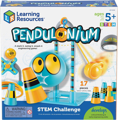 Learning Resources Pendulonium STEM Challenge, Kids Pendulum Game, 16 Pieces, Ages 5+...