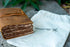 WANDERINGS Small Vintage Leather Journal - Only 4"x6" - Antique Handmade Leather Bound Journal with Old Fashioned Deckle Edge Paper - Perfect for ...