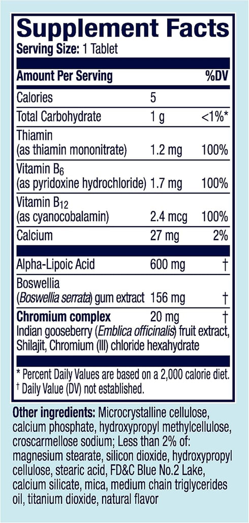 Nervive Advanced Nerve Relief + Mobility, with Alpha Lipoic Acid to Help Reduce Nerve Aches, Weakness, & Discomfort*† and Boswellia to Promote Mob...