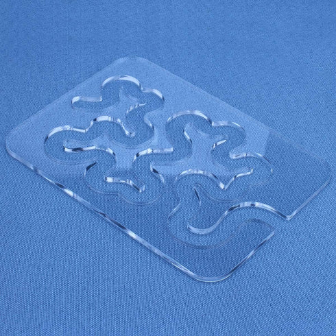 Using Quilting Templates Sewing Machine Domestic Free Motion Quilting Templates Rulers Transparent for A Simple Meander and A Great Secondary Quil...