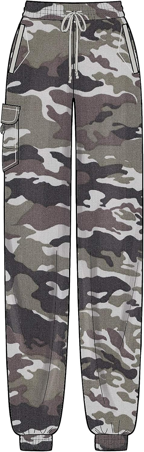 New Look UN6644A Sewing Pattern N6644 Misses' Cargo Pants and Knit Top, Various, White...