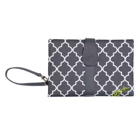 JJ Cole Diaper Changing Clutch, Stone Arbor...