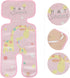 Kisangel Seats Stroller Cooling Pad Car Cooler Pad Stroller Cooling Liner Pad Mat Summer Breathable Ice Cooler Mat Cushion for Stroller Stroller L...